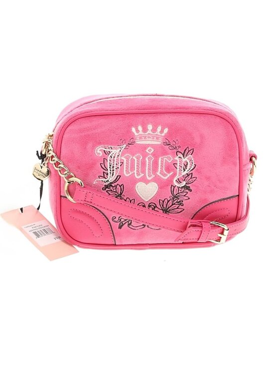 Juicy Couture Handbags - Juicy Couture Pink Flash "Heritage" Crossbody Bag NWT